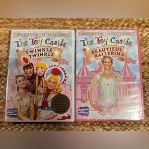 New Sealed The Toy Castle “Beautiful Ballerina” & “Twinkle Twinkle” 2 DVD Bundle